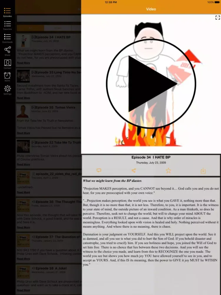 A Crash Course in Miracles iPad 應用截圖