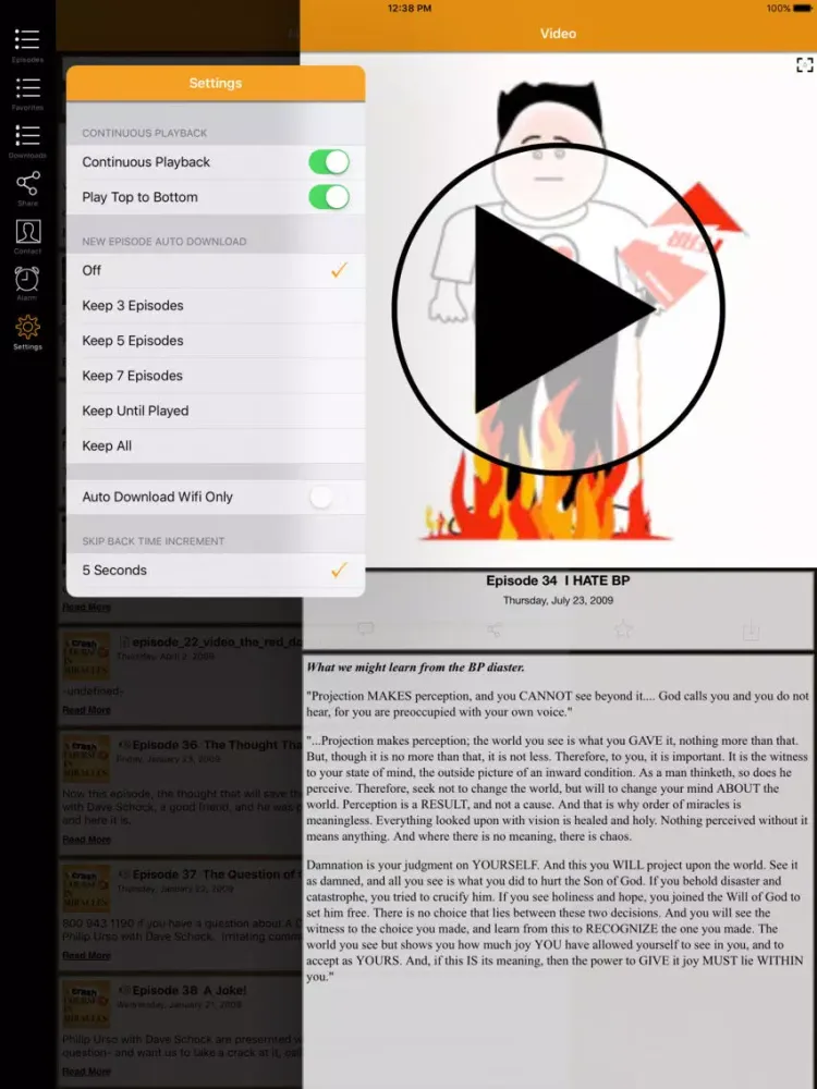 A Crash Course in Miracles iPad 應用截圖