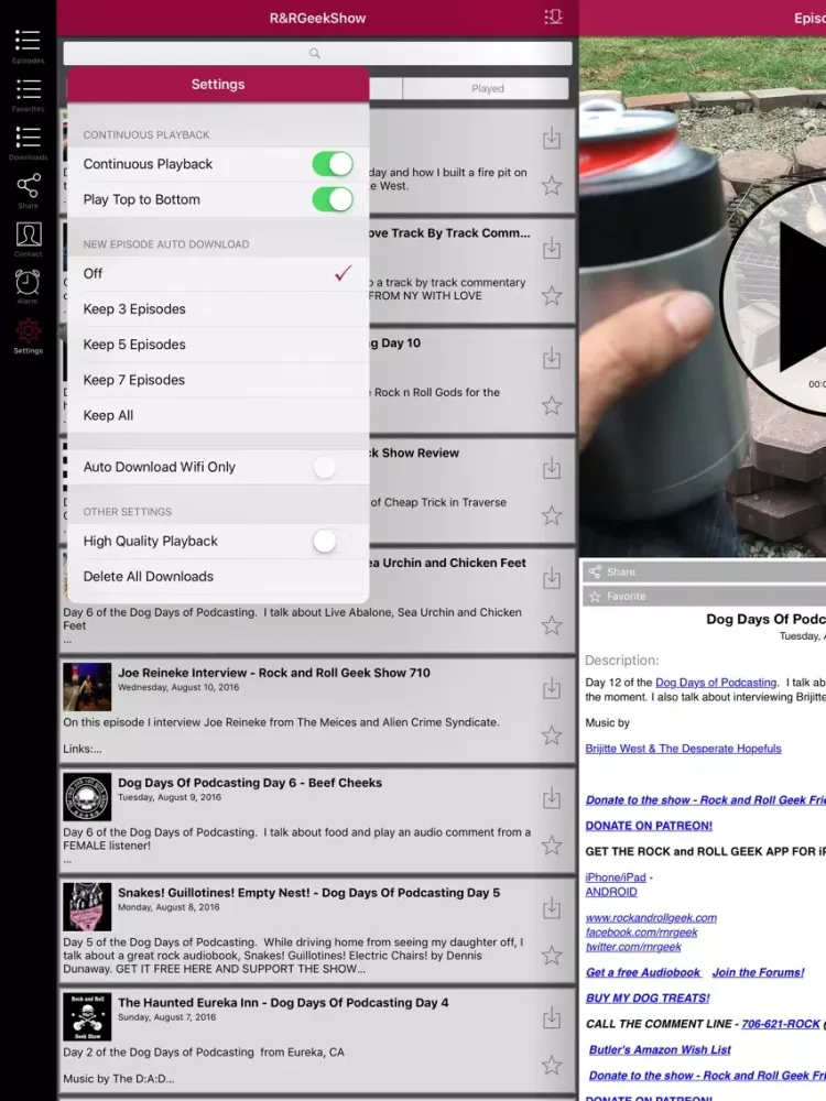 Rock and Roll Geek Show iPad  سکرین شاٹس