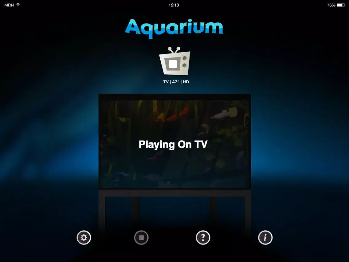 Capturas de tela do Aquarium for Sony Smart TVs iPad 