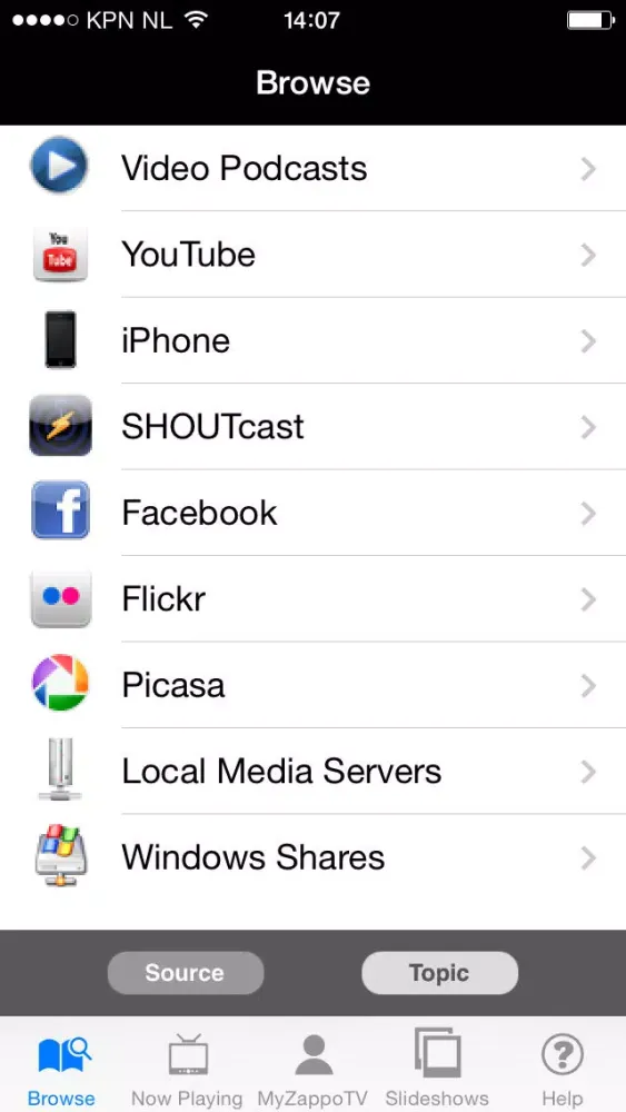 Media Player for Panasonic Viera TVs應用截圖