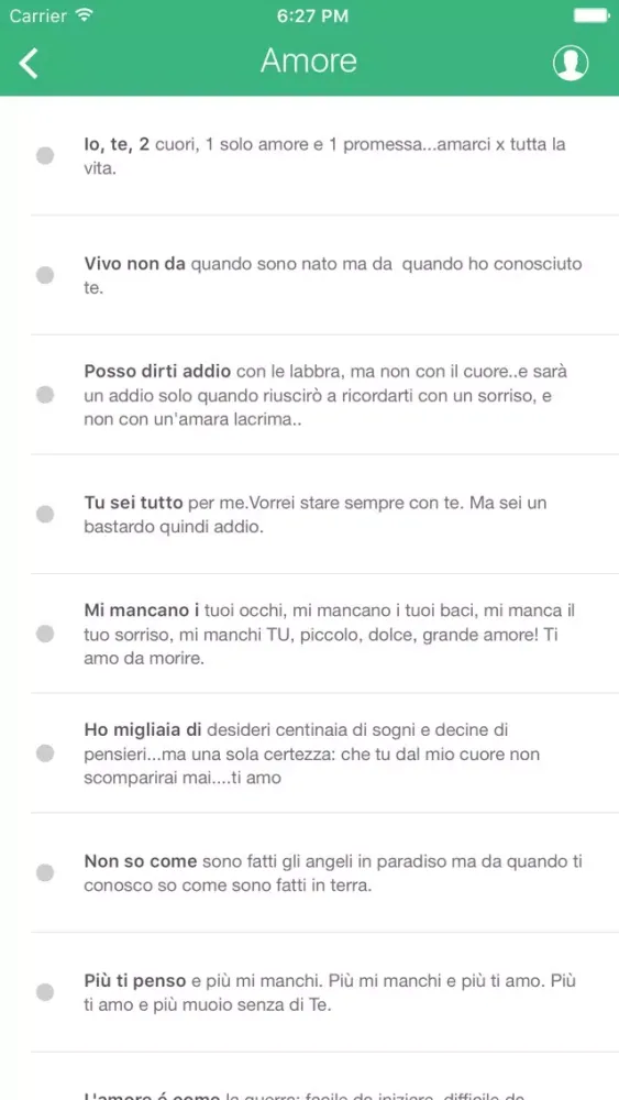 Sms Pronti e frasi auguri, compleanno e d'amore应用截图