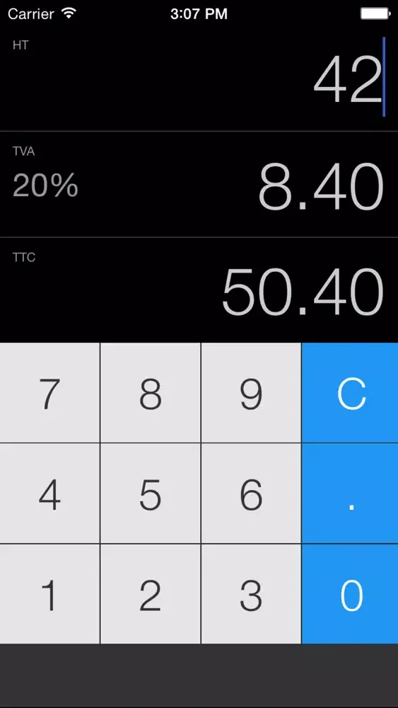 Capturas de pantalla de TVA easy calcul