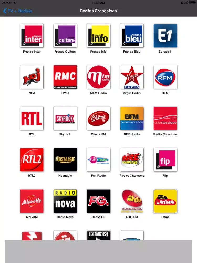 Screenshot di Voir la Télé Programme ! Actualisé en direct ! iPad 
