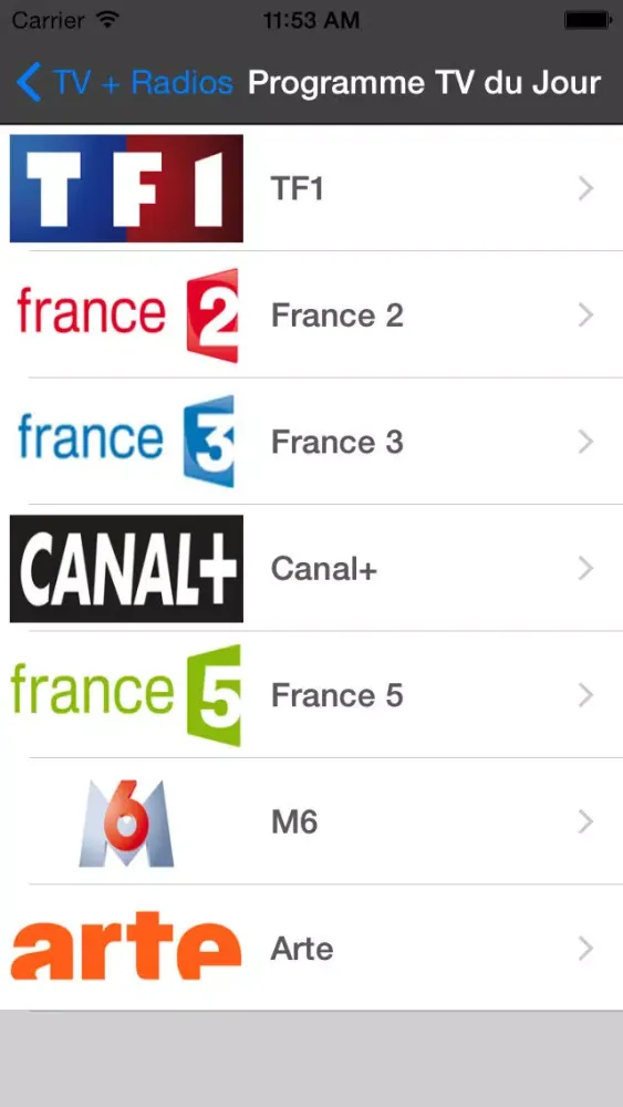 Screenshot di Voir la Télé Programme ! Actualisé en direct !