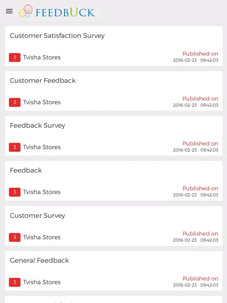 Feedbuck Reports iPad  Ekran Görüntüleri