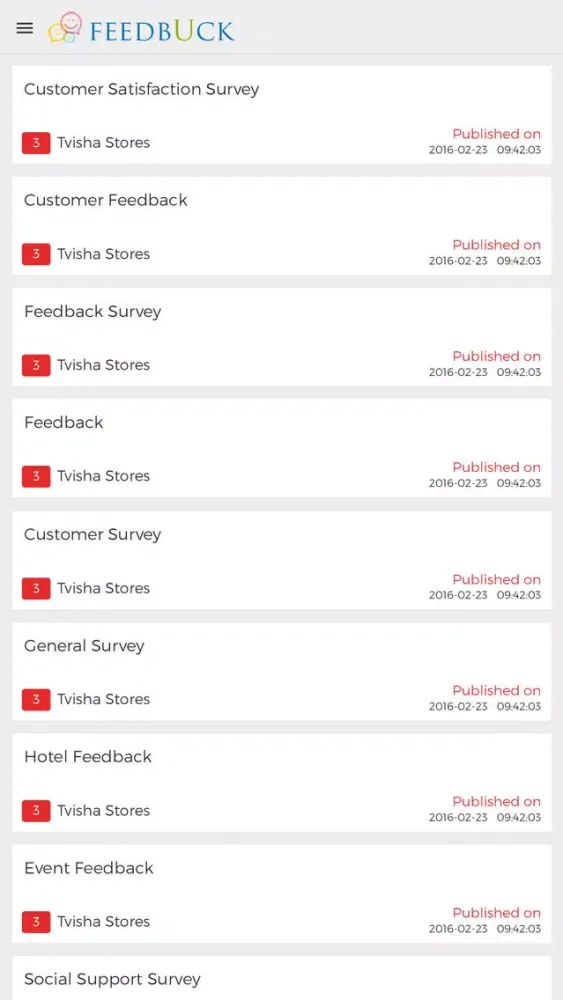 Feedbuck Reports Ekran Görüntüleri