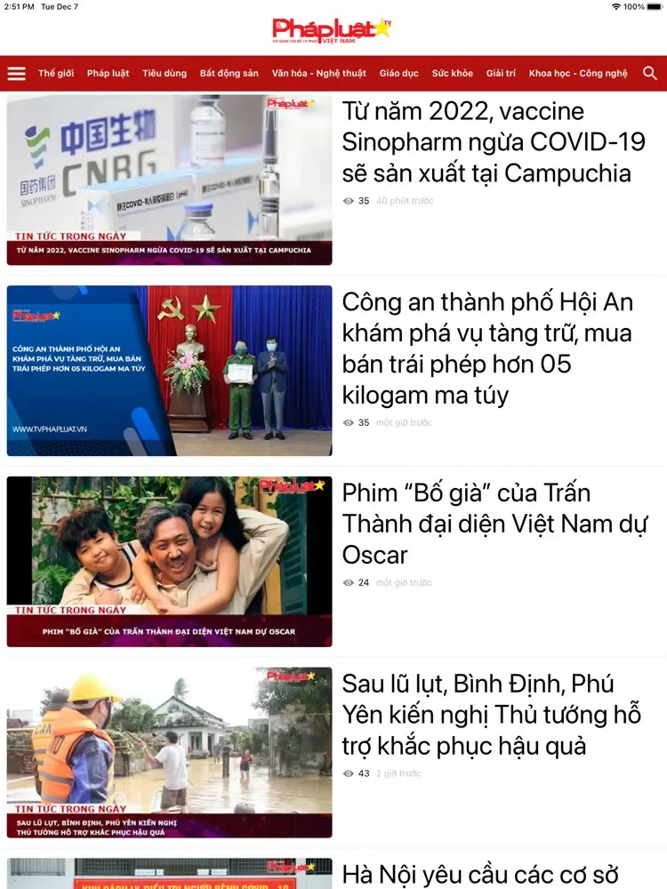 Tivi Pháp Luật iPad  스크린샷