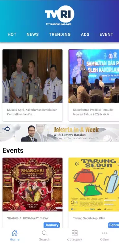 TVRI Jakarta News Ekran Görüntüleri
