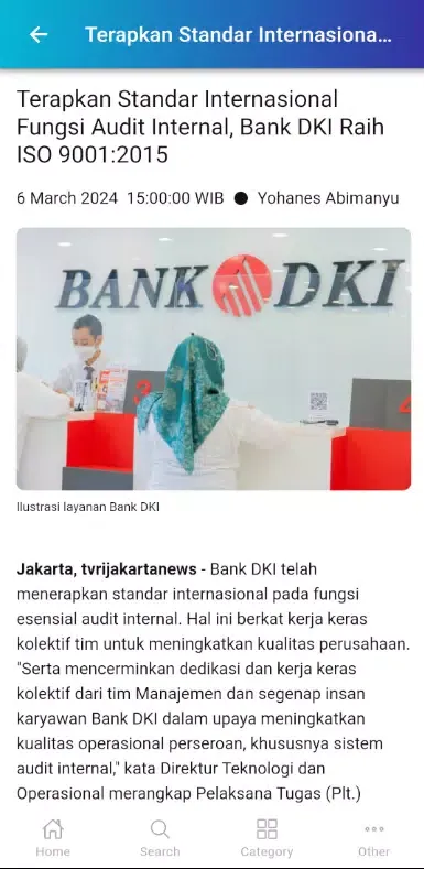 TVRI Jakarta News Ekran Görüntüleri