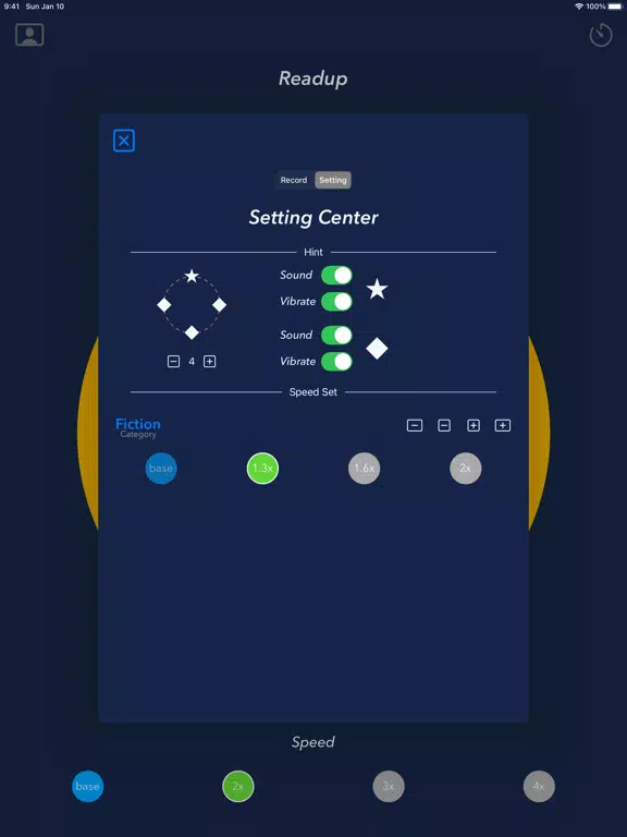 Capturas de tela do Readup: Training Timer iPad 