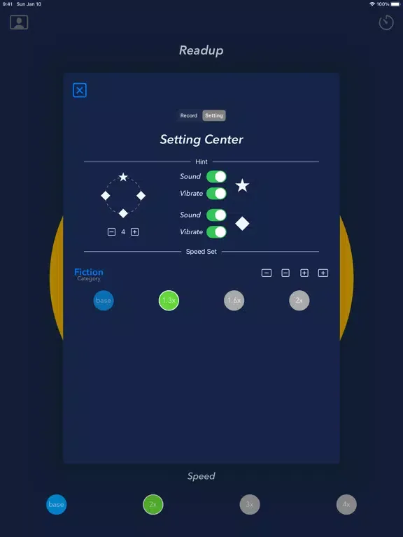 Tangkapan layar Readup: Training Timer iPad 