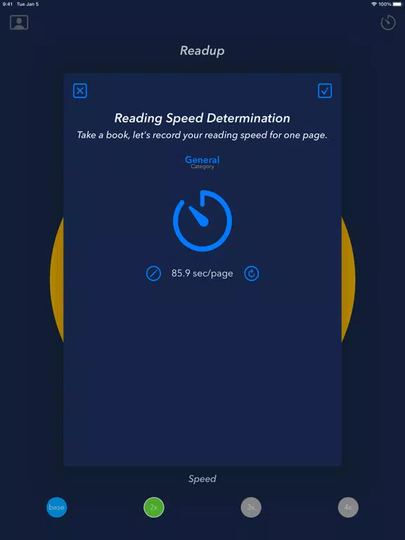 Capturas de tela do Readup: Training Timer iPad 