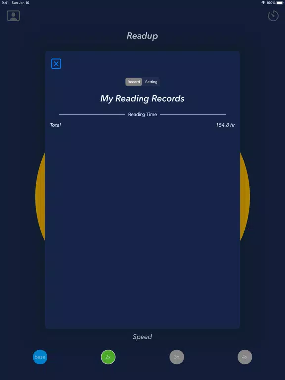 Capturas de tela do Readup: Training Timer iPad 