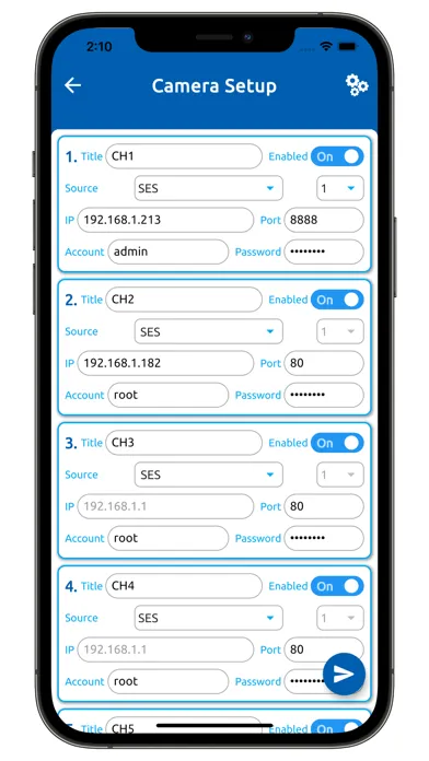 Ảnh chụp màn hình của Livemote 遙控器