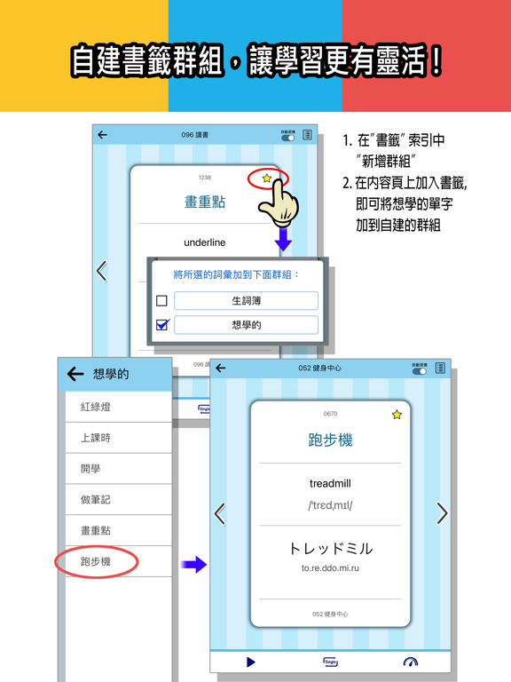 檸檬樹-中英日詞彙實用3400 iPad  Screenshots