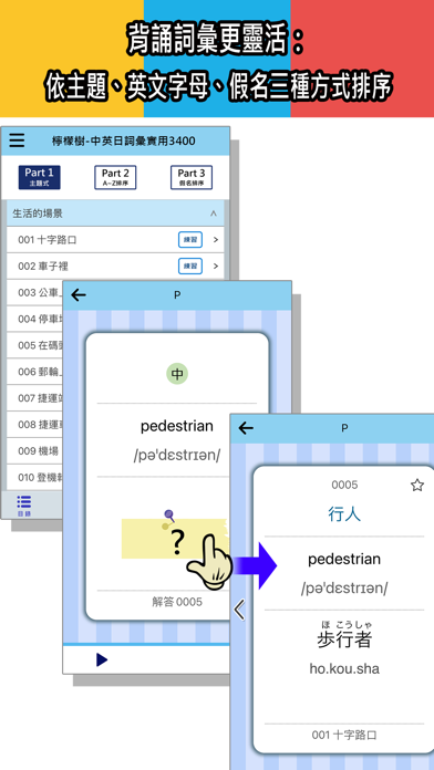 檸檬樹-中英日詞彙實用3400 Screenshots