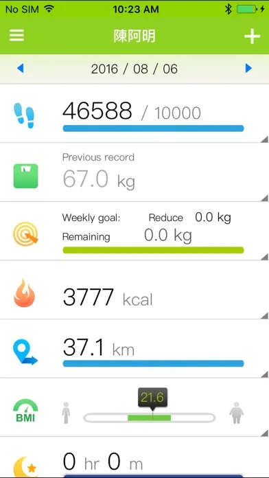 Zrzuty ekranu GOLiFE Fit Classic