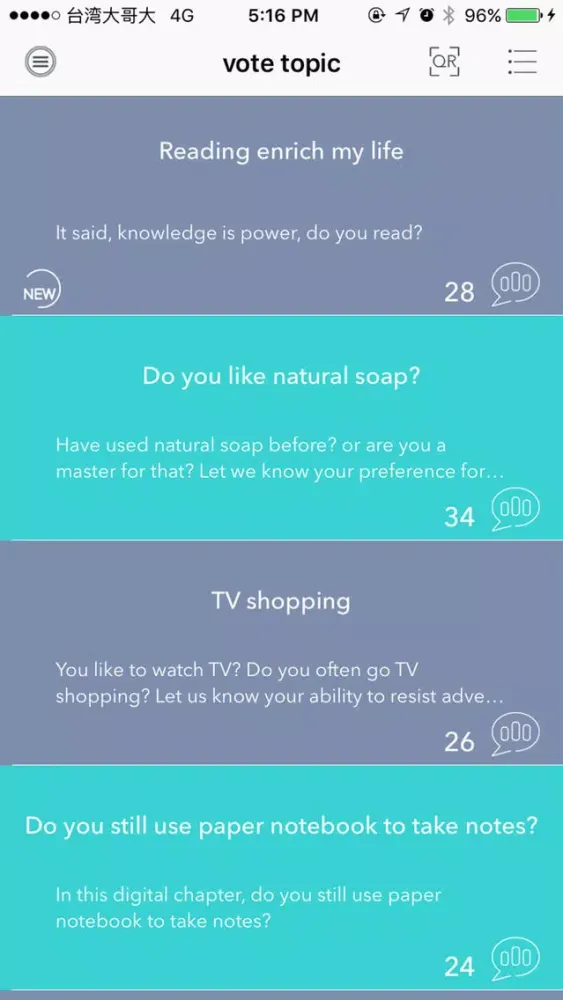 govote - A market survey platform (for public and private) Screenshots