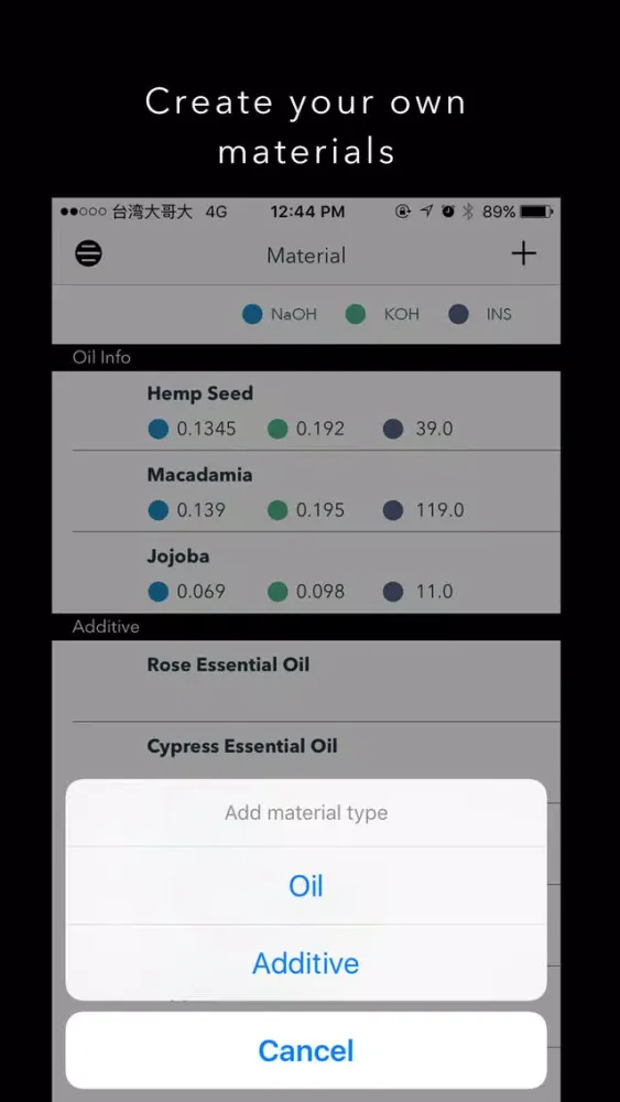 Tangkapan layar Soap Life - Your perfect assistant for making soap