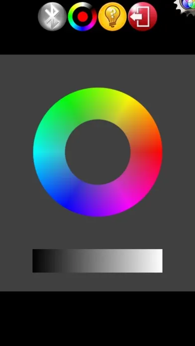Capturas de tela do NeopixelControlBLE