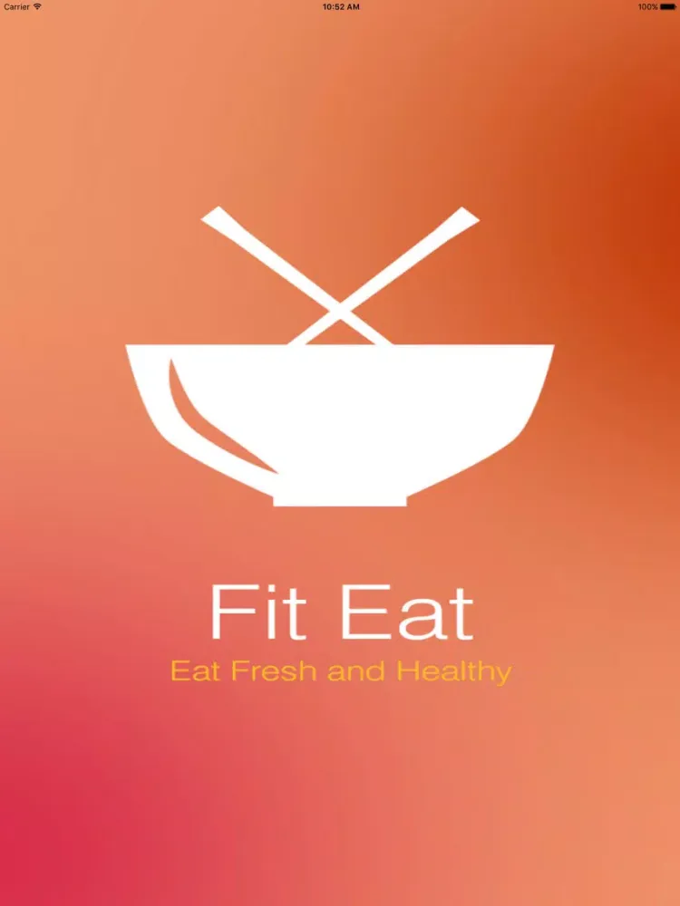 FitEat iPad  Screenshots