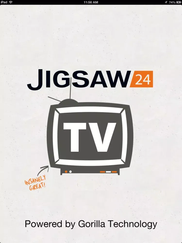 Jigsaw24 TV iPad  Screenshots
