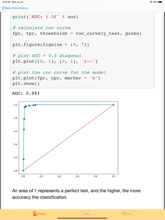 Data Science Part I iPad  Screenshots