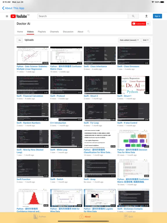 Data Science Part I iPad  Screenshots