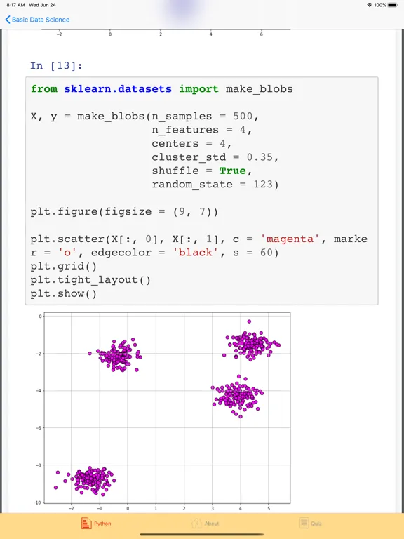 Data Science Part I iPad  Screenshots