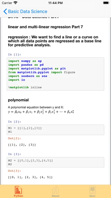 Data Science Part I Screenshots
