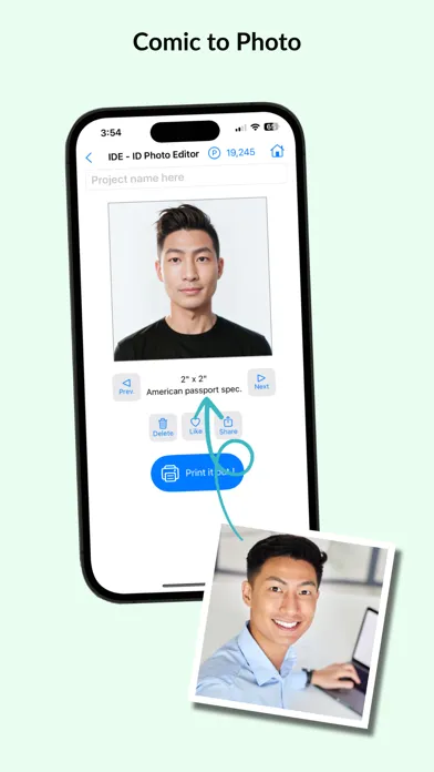 Screenshot di IDE - ID Photo Editor