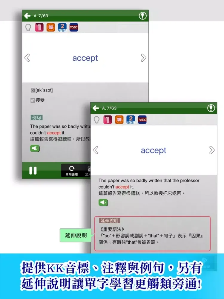 صور 英檢初級必考字彙 iPad 