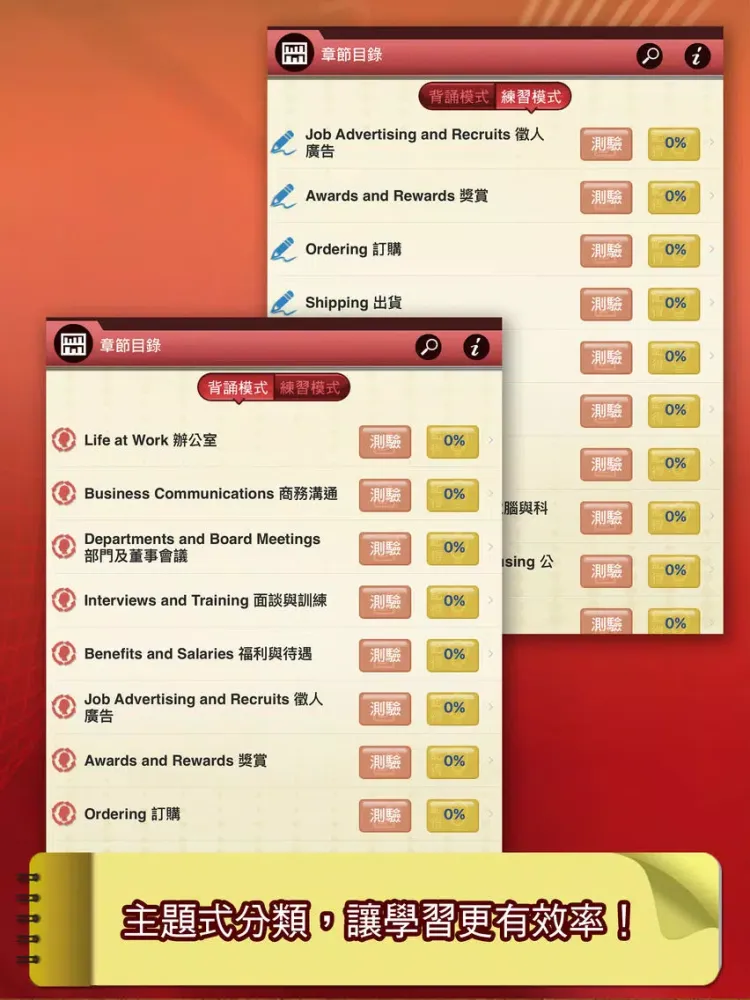 Capturas de pantalla de 知英K英語--英文考試專業出版 iPad 