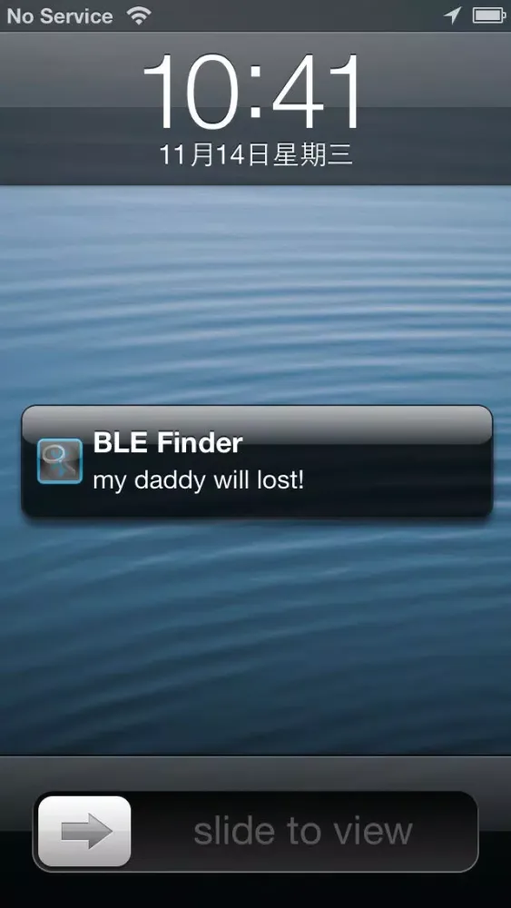 Captures d'écran de BLE Finder