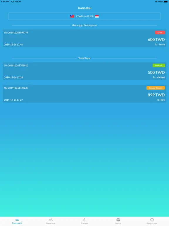 MoneyGo-Titan Fintech iPad  Screenshots