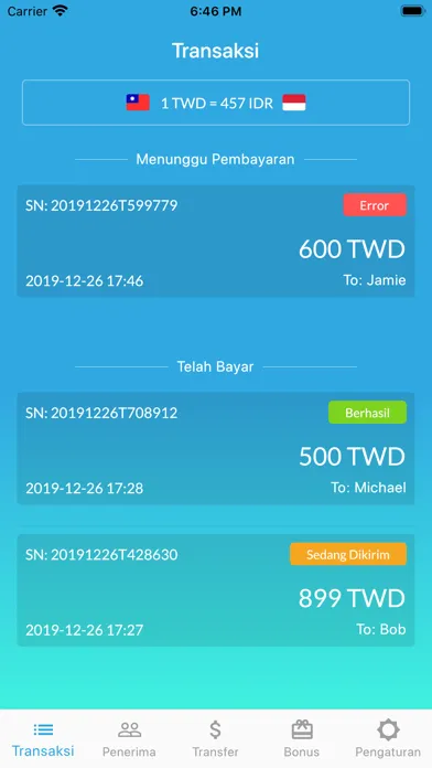 MoneyGo-Titan Fintech Screenshots