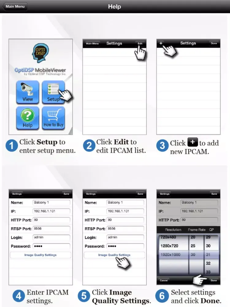 صور OptiDSP MobileViewer iPad 