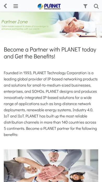 Скриншоты PLANET Technology