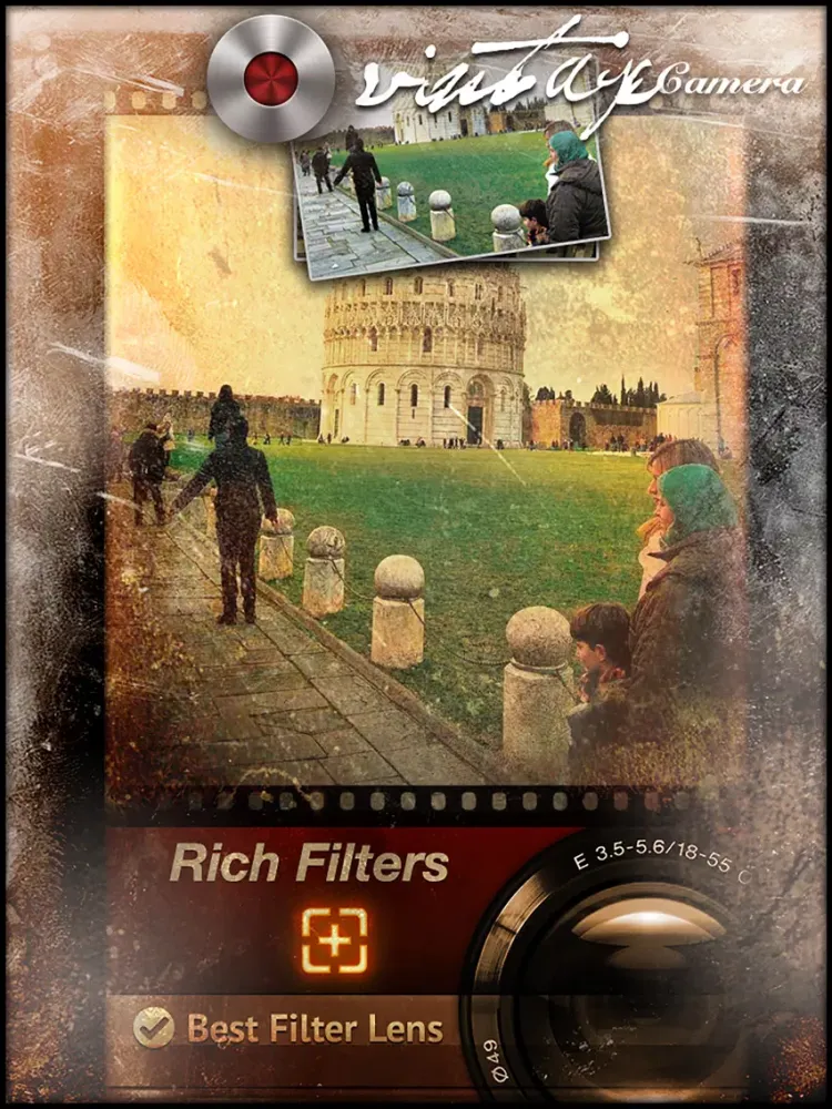 8mm Cam 360 Pro - Photo Editor and Vintage & Retro 8mm Camera Filters Effects iPad  Screenshots