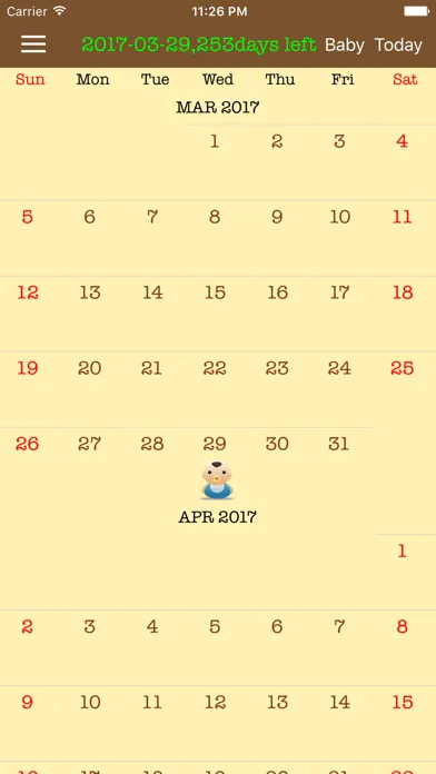 Pregnancy Due Date Quickly Calculator - Pregnant,Baby Tracker,Countdown Birth Calendar应用截图