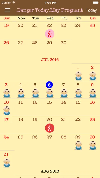 Menstrual Period Calculate স্ক্রিনশট