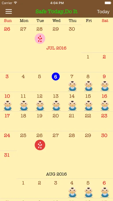 Menstrual Period Calculate স্ক্রিনশট