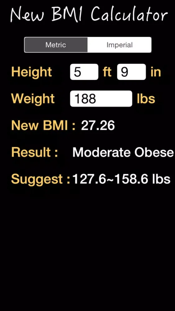 BMI Calculator New應用截圖