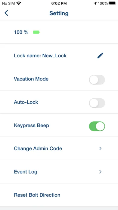 Tangkapan skrin iKey Lock