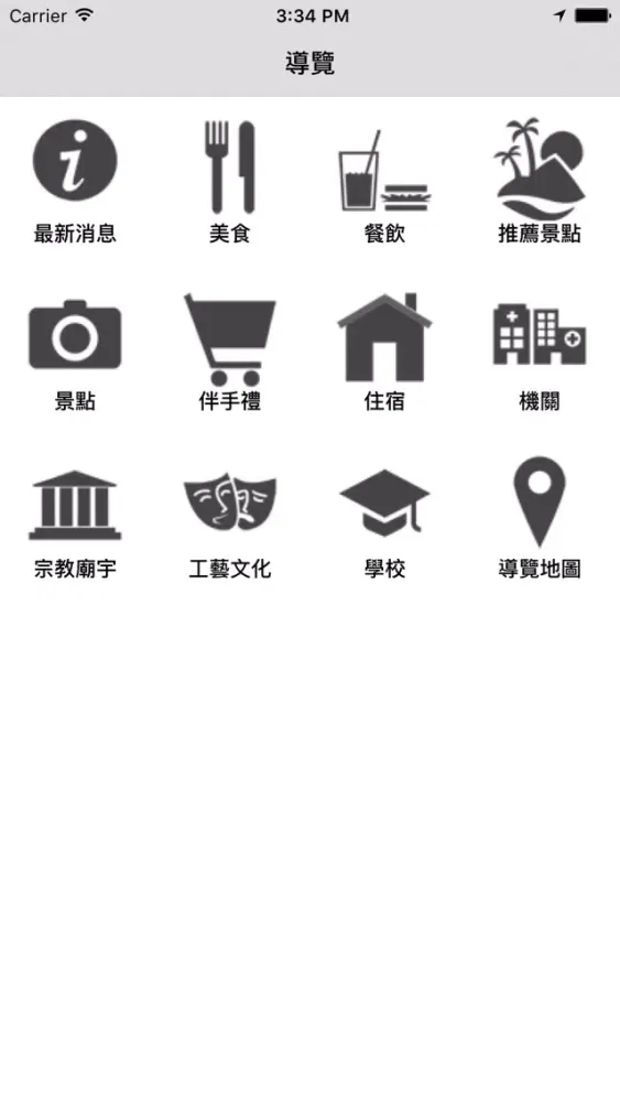 Capturas de tela do 草屯觀光導覽
