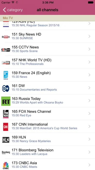 Zrzuty ekranu Singapore TV Guide