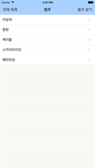 TV 편성표 Screenshots