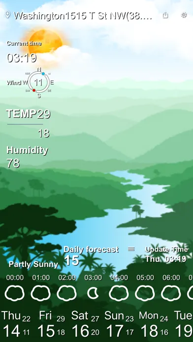 Tangkapan skrin Radar Weather - Rain Forecast