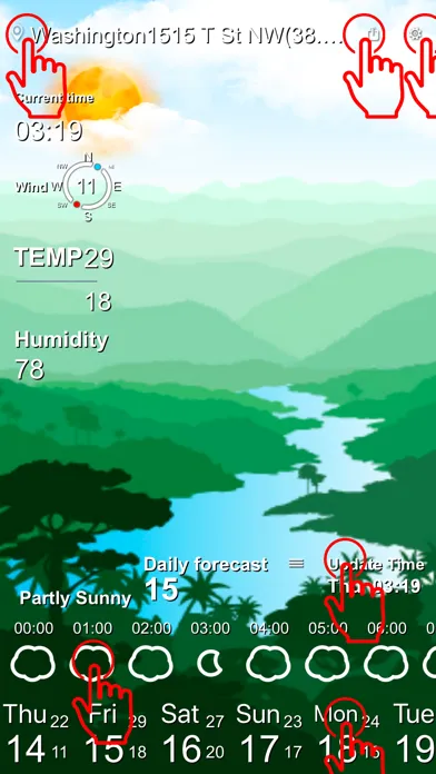 Tangkapan skrin Radar Weather - Rain Forecast